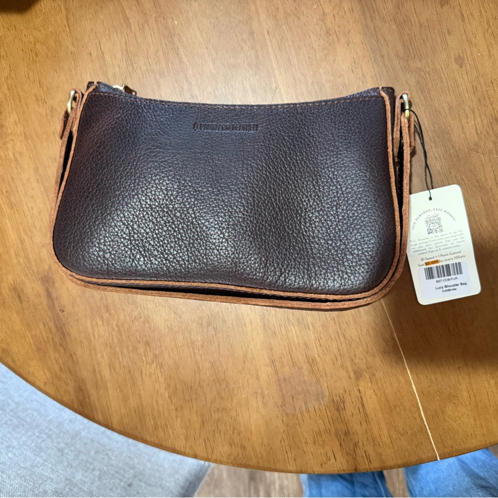Brown Portland Leather Lucy Shoulder Bag